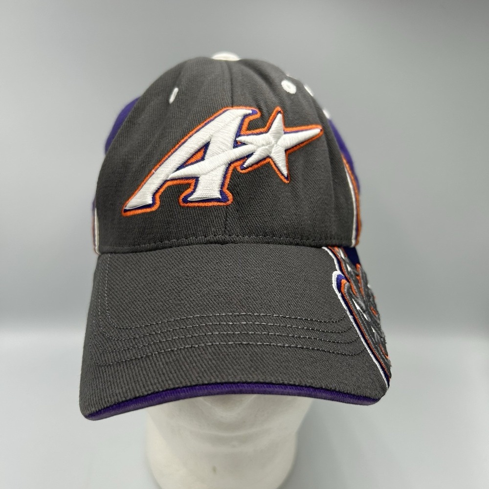Evansville Purple Aces Color Block Fitted Hat Top of the World One-Fit Purple